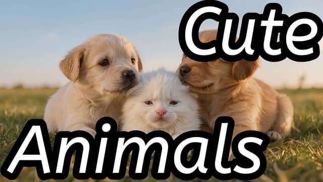 Cute Little Animals 4K: World's Sweetest Moments. Subscribe. 